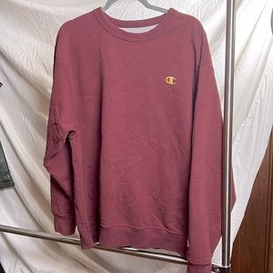 Burgundy champion pull-over